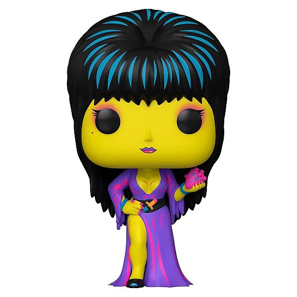 Boneco Funko Pop Elvira 40th - Elvira Blacklight #68