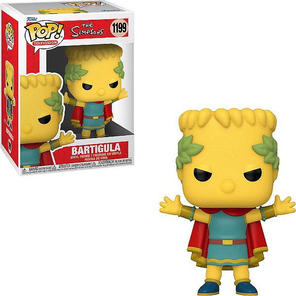 Funko Pop The Simpsons Empire - Bartigula Bart #1199 Vinil 9,5 cm Oficial Funko