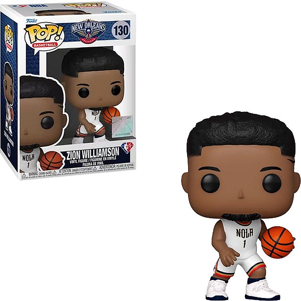 Funko Pop Nba - Zion Williamson #130 Vinil 9,5 cm Oficial Funko