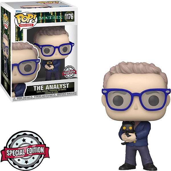 Funko Pop The Matrix Resurrections - The Analyst #1176 Vinil 9,5 cm Oficial Funko
