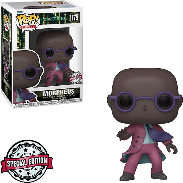 Funko Pop The Matrix Resurrections Morpheus - Pink Suit #1175 Vinil 9,5 cm Oficial Funko