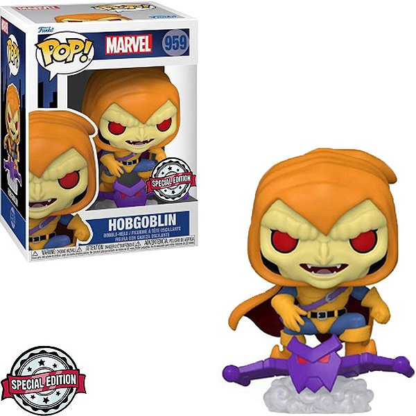 Funko Pop Marvel Animated - Spider-Man Hobgoblin #959 Vinil 9,5 cm Oficial Funko