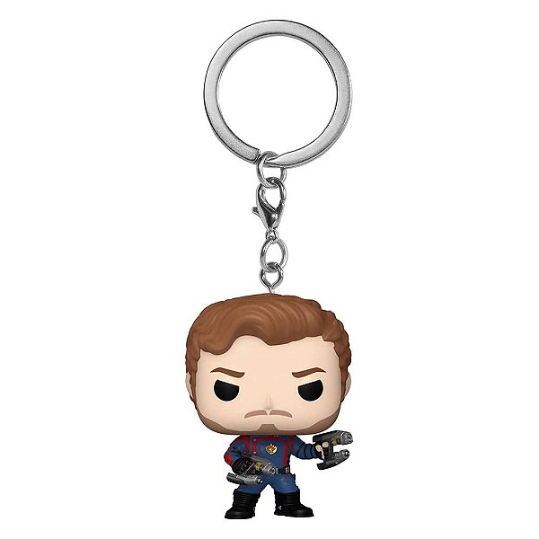 Funko Pop Keychain Guardians Galaxy 3 - Star Lord #67500 Vinil 9,5 cm Oficial Funko