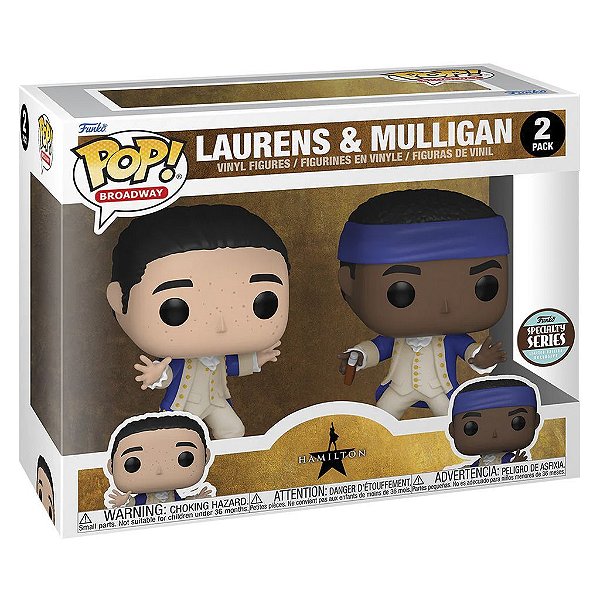 Funko Pop Hamilton Laurens & - Mulligan 2Pack #60936 Vinil 9,5 cm Oficial Funko
