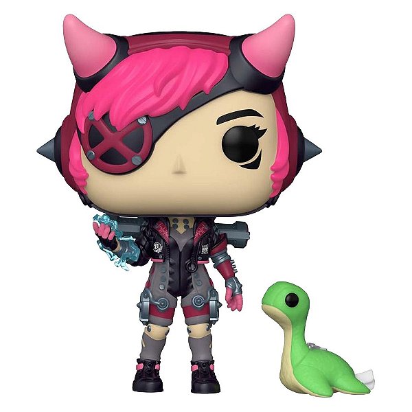 Funko Pop Apex Legends Wattson With Nessie - Cyber Punked #883 Vinil 9,5 cm Oficial Funko