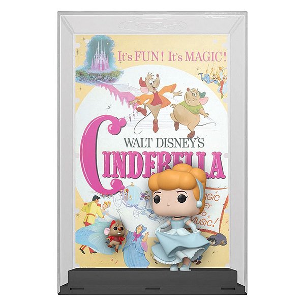 Funko Pop Disney 100Th Cinderella - W/Jaq 12 #67498 Vinil 9,5 cm Oficial Funko
