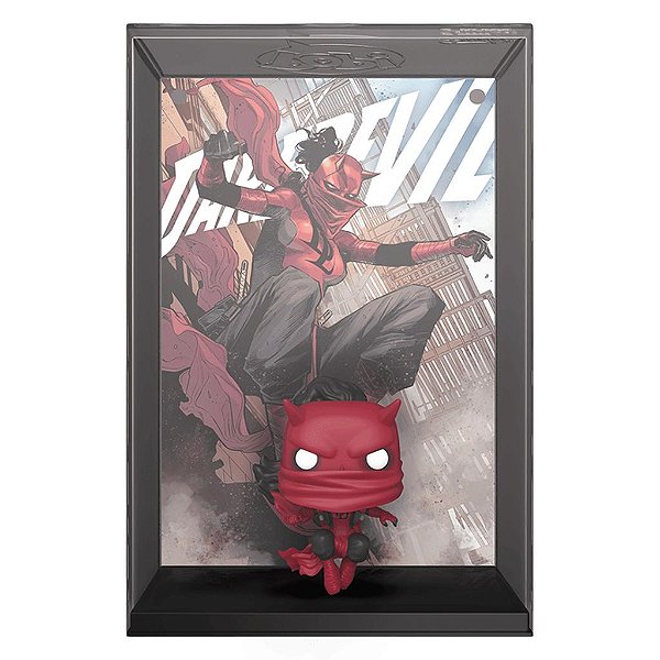 Funko Pop Marvel Cover Daredevil - Elektra 14 #65742 Vinil 9,5 cm Oficial Funko