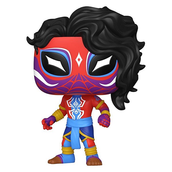 Funko Pop Marvel Spider-Man Across Verse - Spider-Man India #1227 Vinil 9,5 cm Oficial Funko