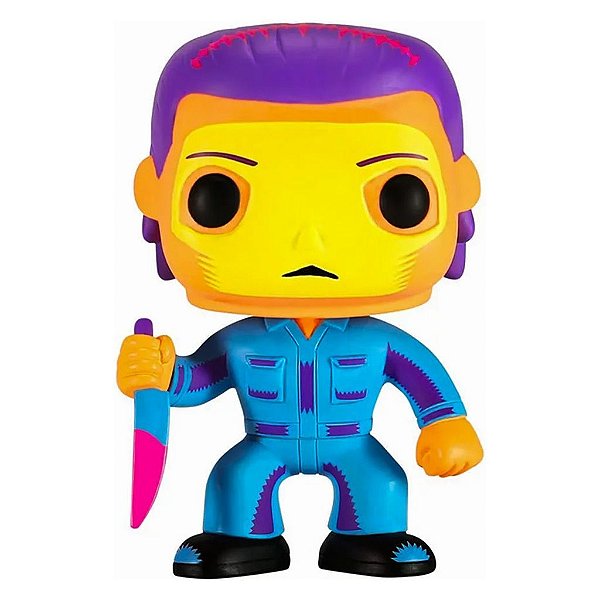 Funko Pop Halloween Black Light - Michael Myers #03 Vinil 9,5 cm Oficial Funko