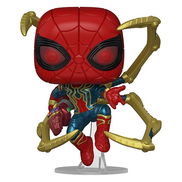 Funko Pop Marvel Avengers Endgame Iron Spider - W/Gauntlet Glow #574 Vinil 9,5 cm Oficial Funko