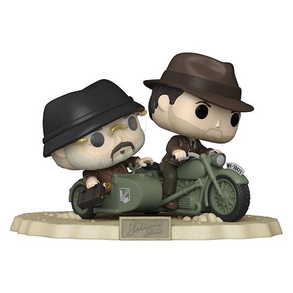 Funko Pop Indiana Jones Indiana Jones & Henry - Jones Sr. #118 Vinil 9,5 cm Oficial Funko