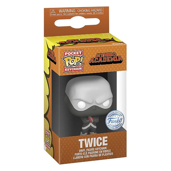 Funko Pop Keychain My Hero - Academia Twice #69741 Vinil 9,5 cm Oficial Funko