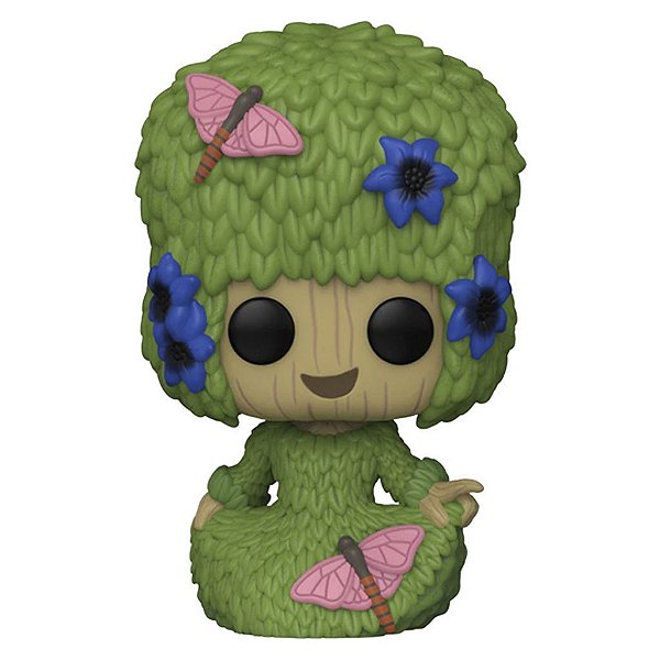 Funko Pop Marvel Iam Groot Groot Fancy - W/Marie Hair #1191 Vinil 9,5 cm Oficial Funko