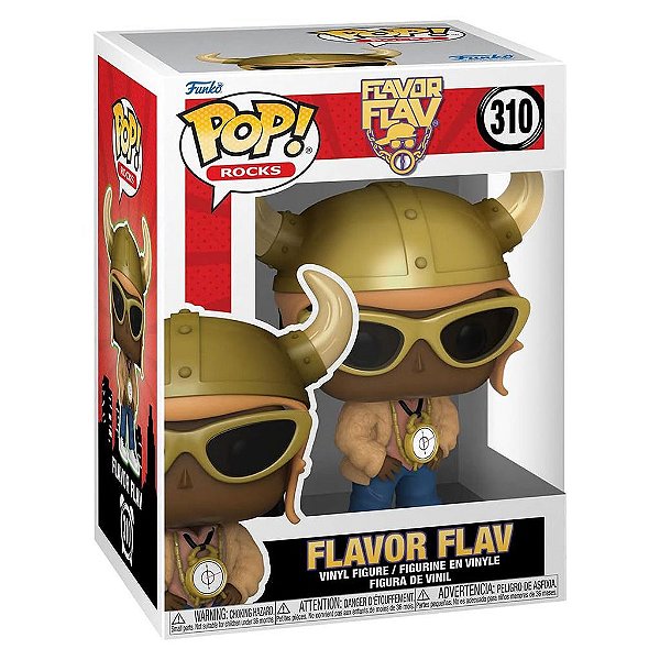 Funko Pop Rocks Flavor - Flav Flavor #310 Vinil 9,5 cm Oficial Funko