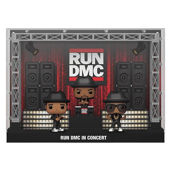 Funko Pop Rocks Deluxe Moment Run Dmc In - Concert 01 #68402 Vinil 9,5 cm Oficial Funko