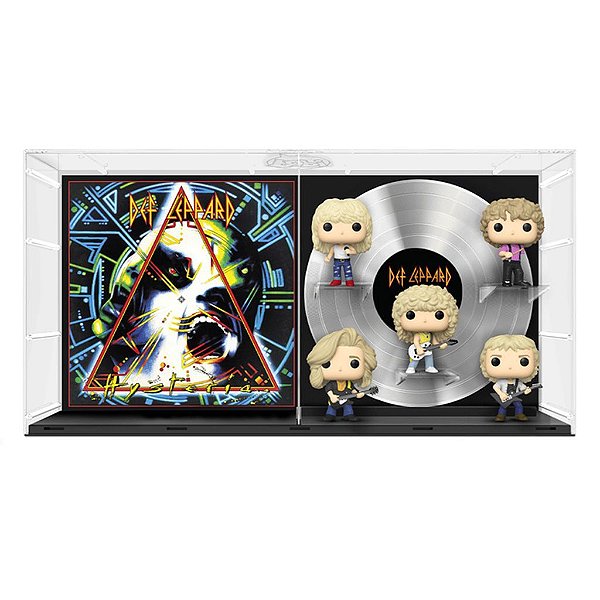Funko Pop Rocks Albums Dlx Def Leppard - Hysteria 37 #67774 Vinil 9,5 cm Oficial Funko