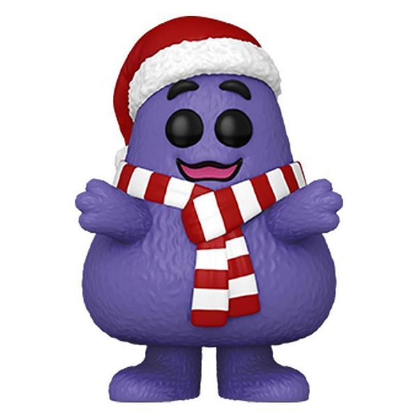 Funko Pop Mc Donalds - Holiday Grimace #205 Vinil 9,5 cm Oficial Funko
