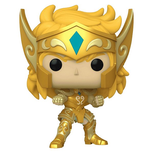 Funko Pop Saint Seiya Gold - Aquarius Hyoga #1425 Vinil 9,5 cm Oficial Funko