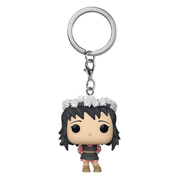 Funko Pop Keychain Demon Slayer Makomo - Flower Headdress #72615 Vinil 9,5 cm Oficial Funko