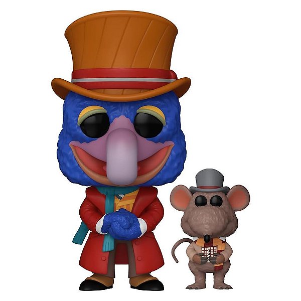 Funko Pop Disney The Muppet Christmas Carol Charles - Dickens Rizzo #1456 Vinil 9,5 cm Oficial Funko