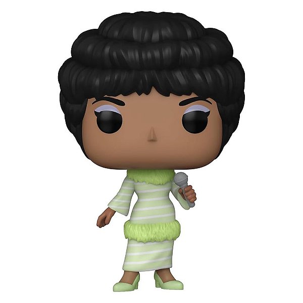 Funko Pop Rocks Aretha Franklin - Green Dress #365 Vinil 9,5 cm Oficial Funko