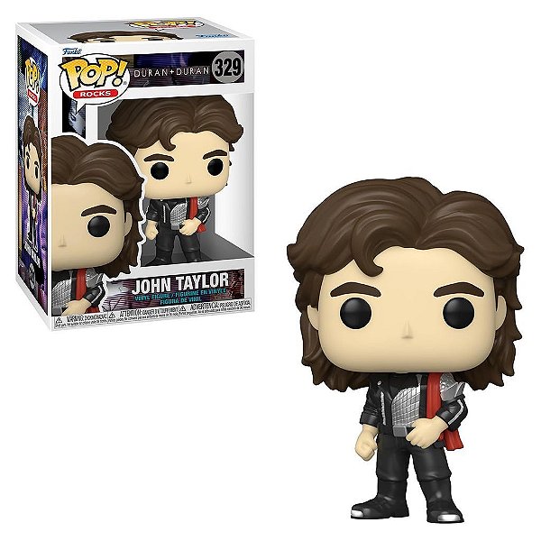 Funko Pop Rocks Duran Duran Wild Boys - John Taylor #329 Vinil 9,5 cm Oficial Funko