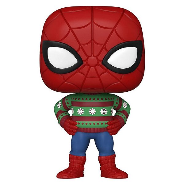 Funko Pop Marvel - Holiday Spider-Man #1284 Vinil 9,5 cm Oficial Funko