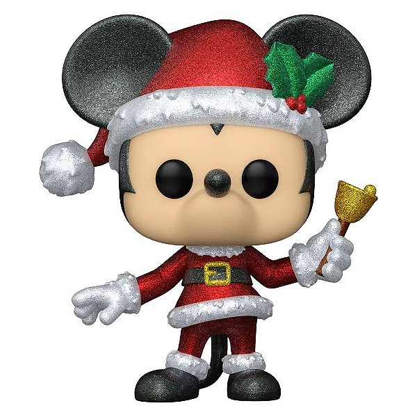 Funko Pop Disney Holiday Mickey - Mouse Diamond #612 Vinil 9,5 cm Oficial Funko
