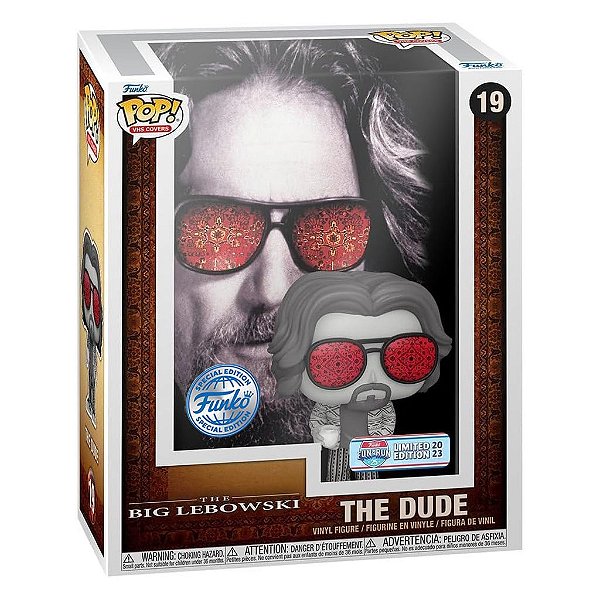 Funko Pop The Big Lebowski Cover The - Dude 19 #71500 Vinil 9,5 cm Oficial Funko