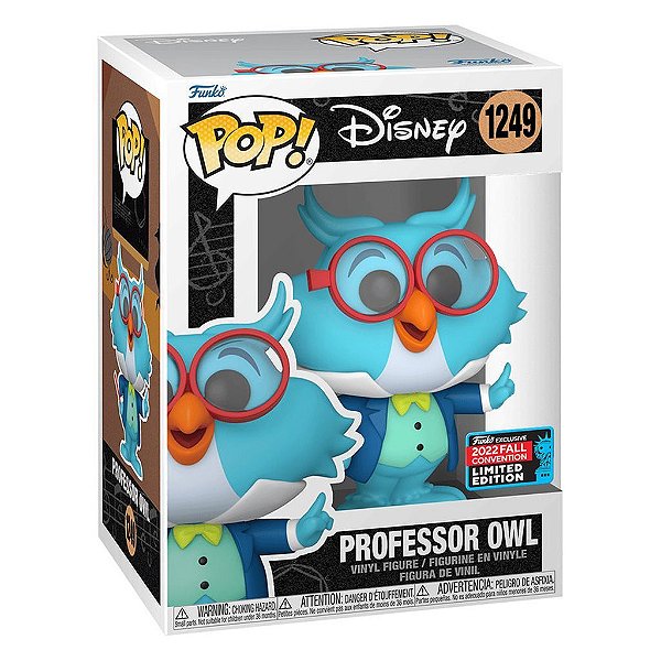 Funko Pop Disney - Professor Owl #1249 Vinil 9,5 cm Oficial Funko