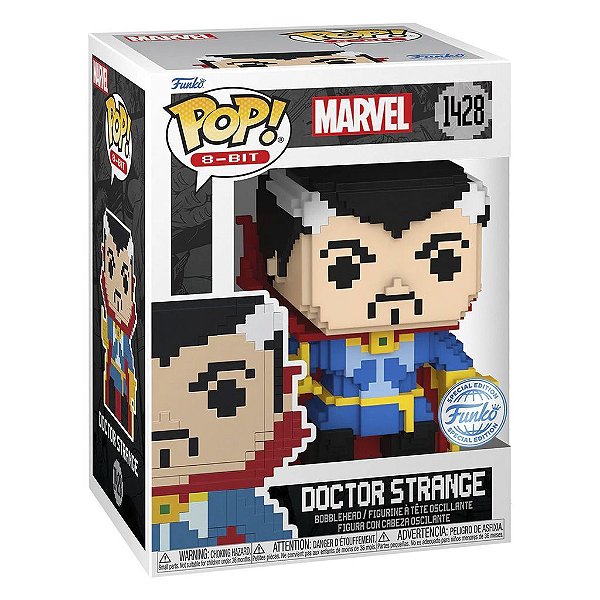 Funko Pop Marvel - 8-Bit Dr.Strange #1428 Vinil 9,5 cm Oficial Funko