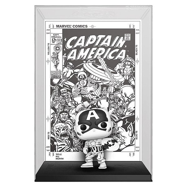 Funko Pop Comic Cover Marvel 85Th - Captain America #61 Vinil 9,5 cm Oficial Funko