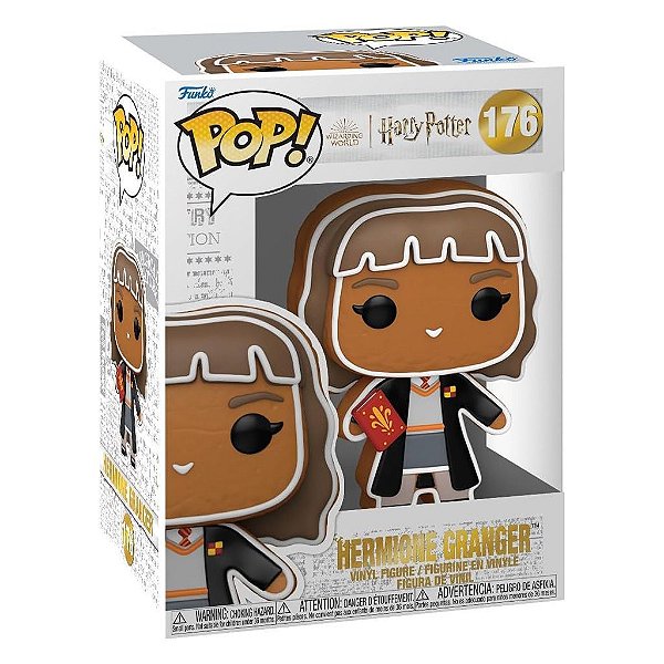 Funko Pop Harry Potter Gingerbread - Hermione Granger #176 Vinil 9,5 cm Oficial Funko