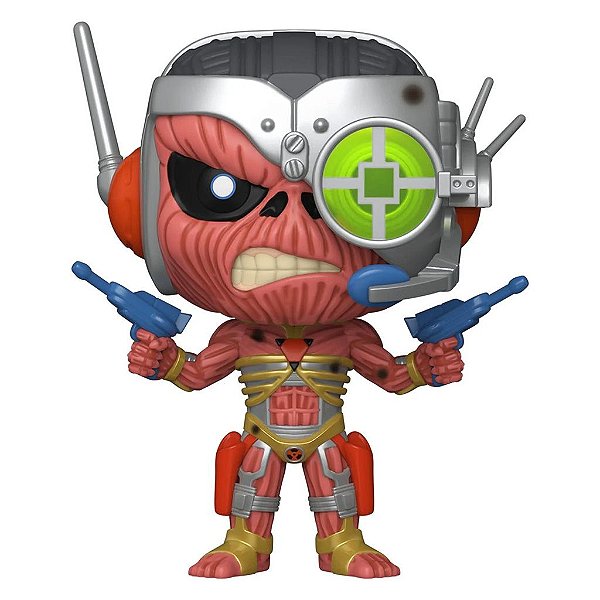 Funko Pop Rocks Iron Maiden - Cyborg Eddie #438 Vinil 9,5 cm Oficial Funko