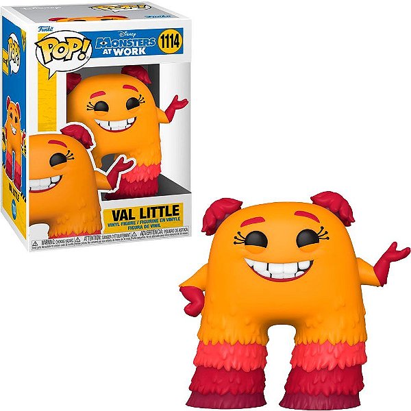 Funko Pop Disney Monster At Work - Val Little #1114 Vinil 9,5 cm Oficial Funko