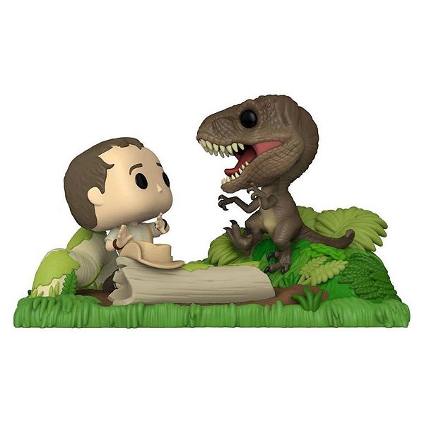 Funko Pop Jurassic Park Muldoon - Raptor Hunt #1204 Vinil 9,5 cm Oficial Funko