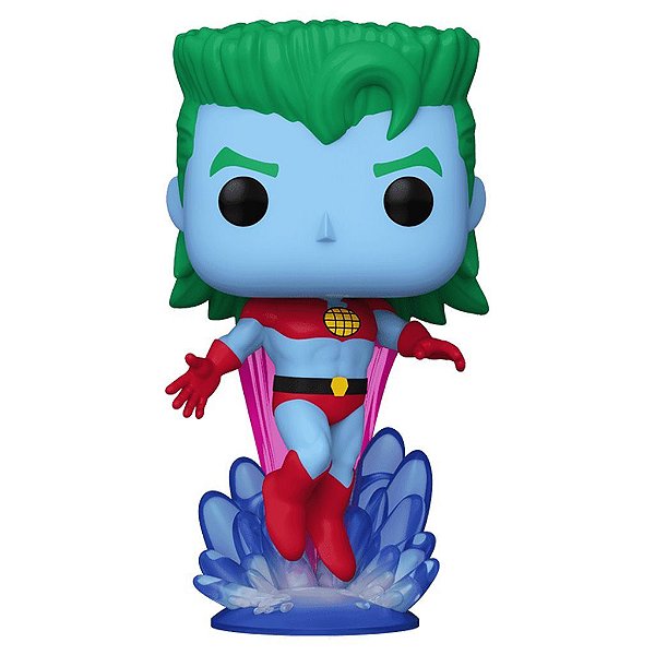 Funko Pop Tv Captain Planet Captain - Planet Se #73962 Vinil 9,5 cm Oficial Funko