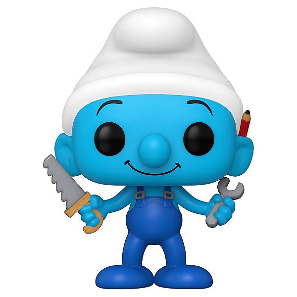 Funko Pop The Smurfs - Handy Smurf #1519 Vinil 9,5 cm Oficial Funko