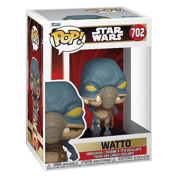 Funko Pop Star Wars Ep1 Pantom - Menace Watto #702 Vinil 9,5 cm Oficial Funko