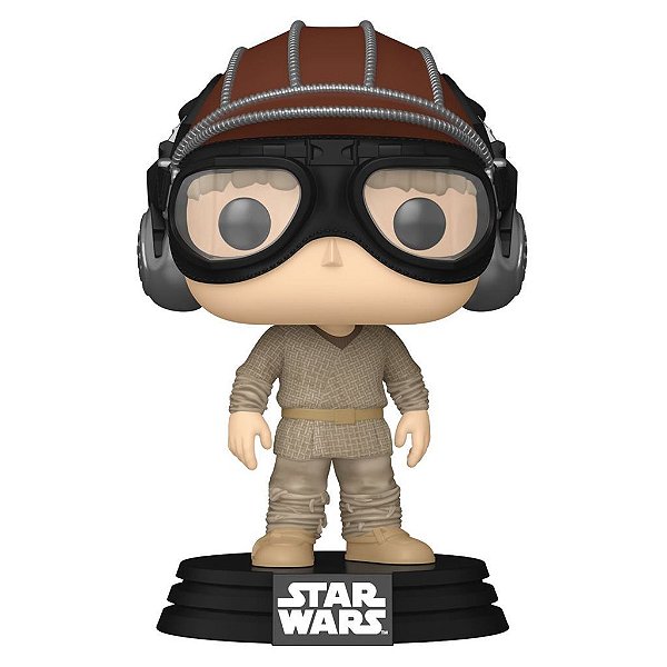 Funko Pop Star Wars Ep1 Pantom Menace Anakin - Skywalker W/Helmet #698 Vinil 9,5 cm Oficial Funko