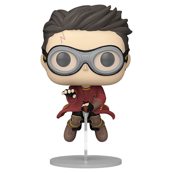Funko Pop Harry Potter 7 Harry Potter On - Nimbus 2000 #165 Vinil 9,5 cm Oficial Funko