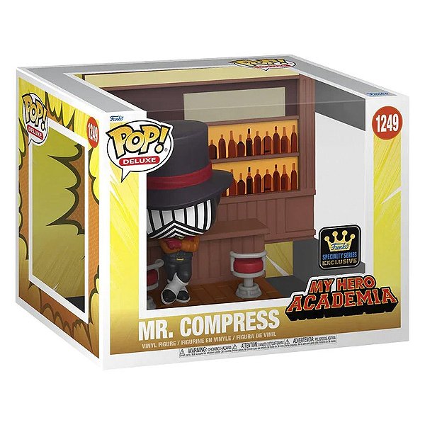 Funko Pop My Hero - Academia Mr.Compress #1249 Vinil 9,5 cm Oficial Funko