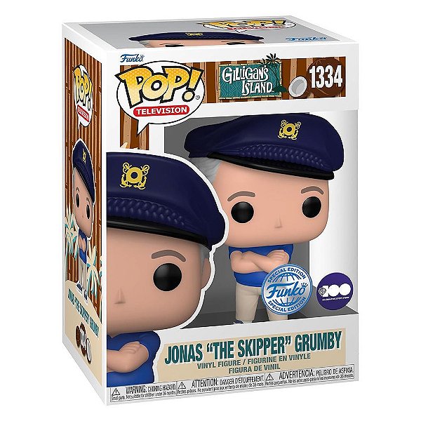 Funko Pop Gilligans Island Jonas The - Skipper Grumby #1334 Vinil 9,5 cm Oficial Funko