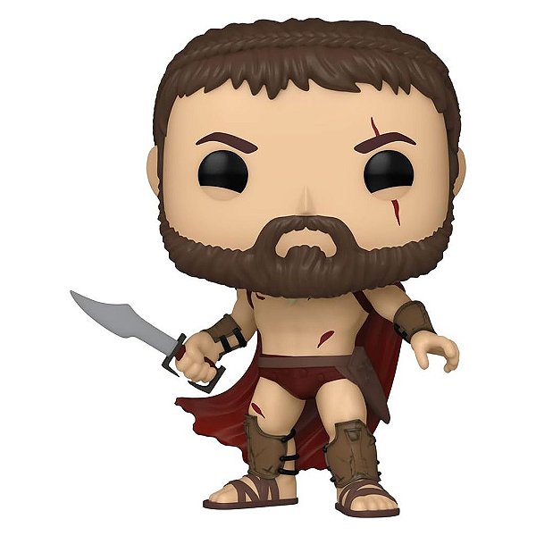 Funko Pop Wb 100Th 300 - Leonidas Bloody #1473 Vinil 9,5 cm Oficial Funko