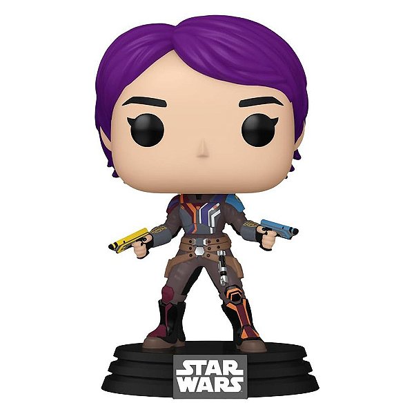 Funko Pop Star Wars Clone Wars 2 Ahsoka - Sabine Wren #655 Vinil 9,5 cm Oficial Funko