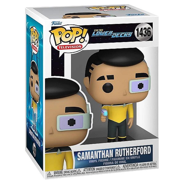 Funko Pop Star Trek Lower - Samanthan Rutherford #1436 Vinil 9,5 cm Oficial Funko
