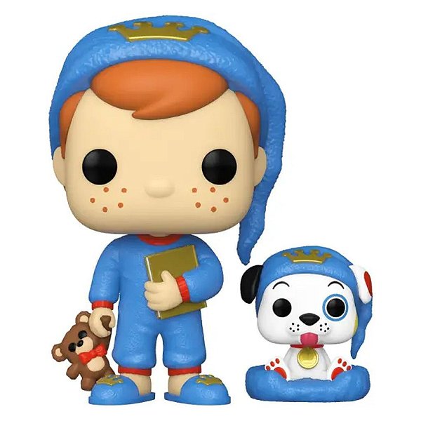 Funko Pop Freddy Funko Bedtime Freddy - & Proto #219 Vinil 9,5 cm Oficial Funko