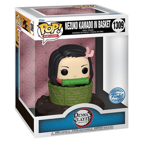 Funko Pop Demon Slayer Nezuko Kamado - In Basket #1309 Vinil 9,5 cm Oficial Funko