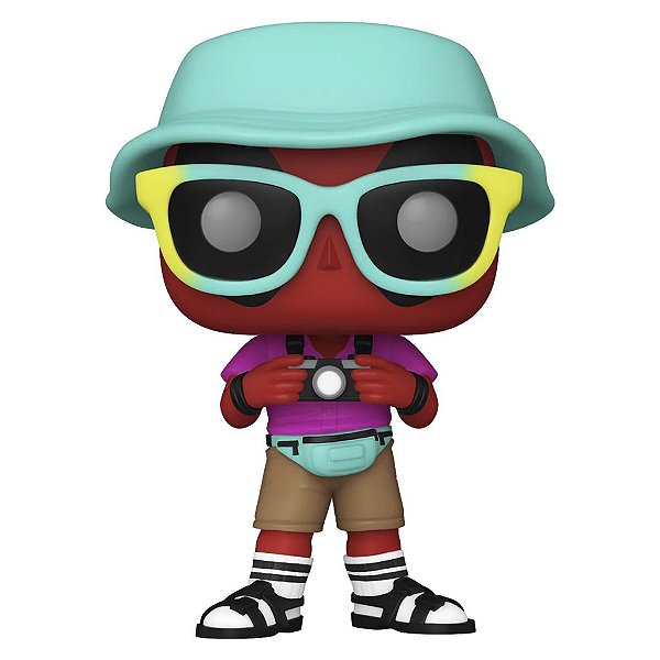 Funko Pop Marvel Deadpool 2 - Deadpool Tourist #1345 Vinil 9,5 cm Oficial Funko