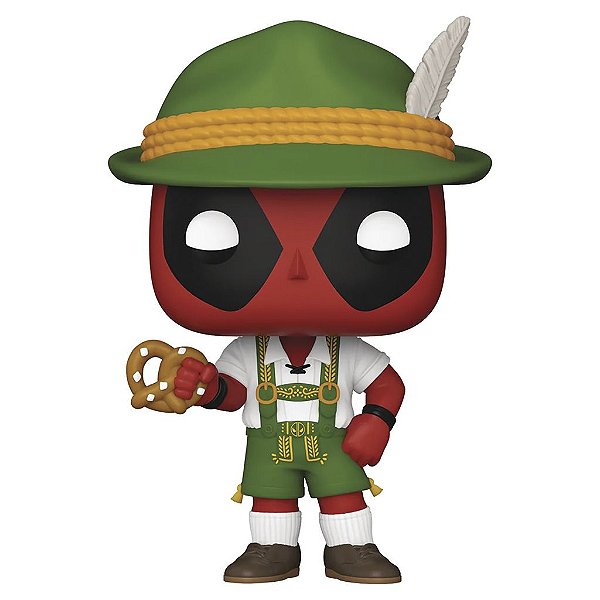 Funko Pop Marvel Deadpool 2 - Deadpool Lederhosen #1341 Vinil 9,5 cm Oficial Funko
